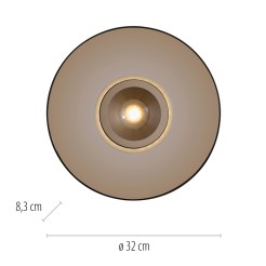 6094-97 PURE MOON LAMPA SUFITOWA BRĄZOWY