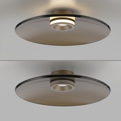 6095-97 PURE MOON LAMPA SUFITOWA BRĄZOWY
