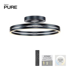 6552-15 PURE LOOP LAMPA SUFITOWA SZARY