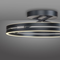 6552-15 PURE LOOP LAMPA SUFITOWA SZARY