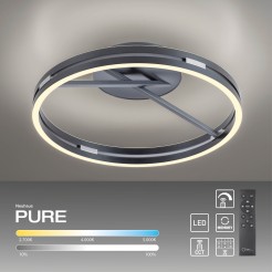 6552-15 PURE LOOP LAMPA SUFITOWA SZARY