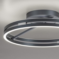 6552-15 PURE LOOP LAMPA SUFITOWA SZARY