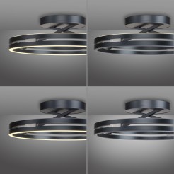 6552-15 PURE LOOP LAMPA SUFITOWA SZARY