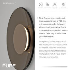 9594-97 PURE MOON KINKIET/LAMPA SUFITOWA BRĄZOWY