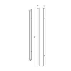 Kinkiet Wow 30W 3CCT IP54 150cm ML1725