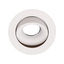MAXLIGHT H0117 OPRAWA WPUSTOWA BELLATRIX TILTED BIAŁA - BEZ MODUŁU ŚWIETLNEGO LED H0112