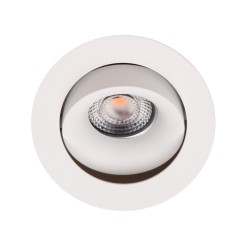 MAXLIGHT H0117 OPRAWA WPUSTOWA BELLATRIX TILTED BIAŁA - BEZ MODUŁU ŚWIETLNEGO LED H0112
