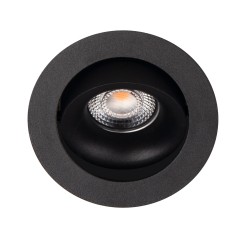MAXLIGHT H0118 OPRAWA WPUSTOWA BELLATRIX TILTED CZARNA - BEZ MODUŁU ŚWIETLNEGO LED H0112