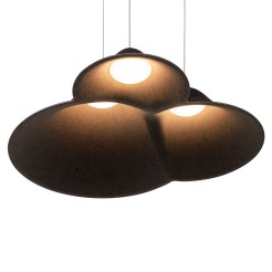 MAXLIGHT P0565 LAMPA WISZACA BELLMOND BLACK&GREY