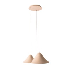 MAXLIGHT P0566 LAMPA WISZACA BELLMOND CREAM&GREY