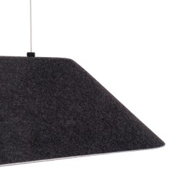 MAXLIGHT P0567 LAMPA WISZACA CARBON BLACK&GREY
