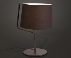 MAXLIGHT T0029 LAMPA STOŁOWA CHICAGO CZARNA + CZARNY ABAŻUR