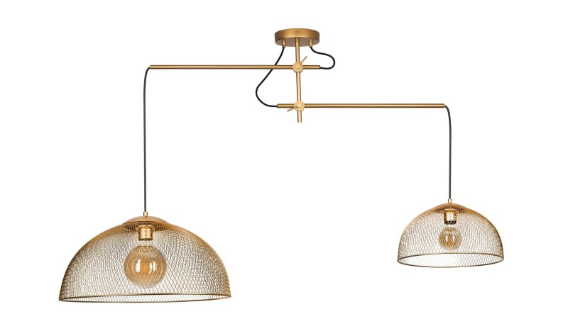 MAXLIGHT P0454 LAMPA WISZĄCA CONCEPT ZŁOTA