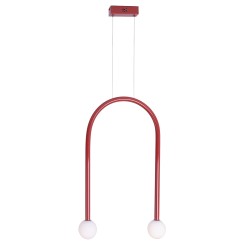 MAXLIGHT P0523 LAMPA WISZĄCA ENIGMA CZERWONA