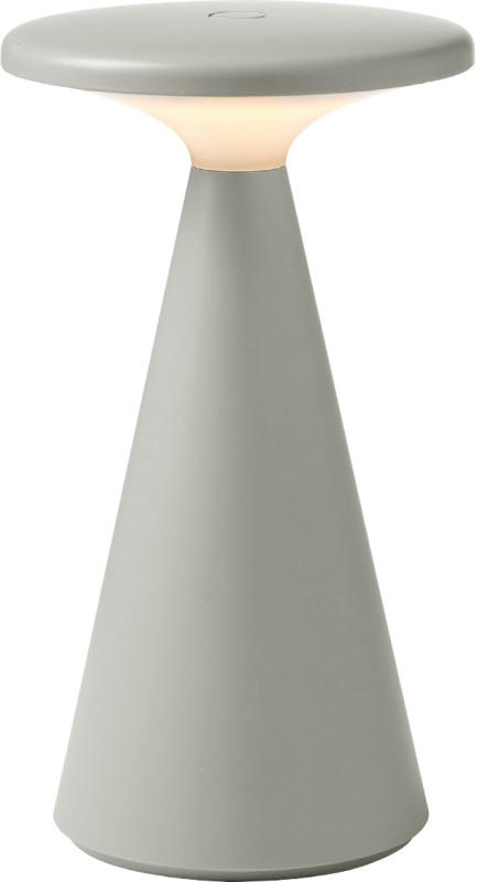 MAXLIGHT T0064 LAMPA STOŁOWA FUNGHI SZARA IP44