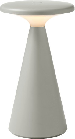MAXLIGHT T0064 LAMPA STOŁOWA FUNGHI SZARA IP44