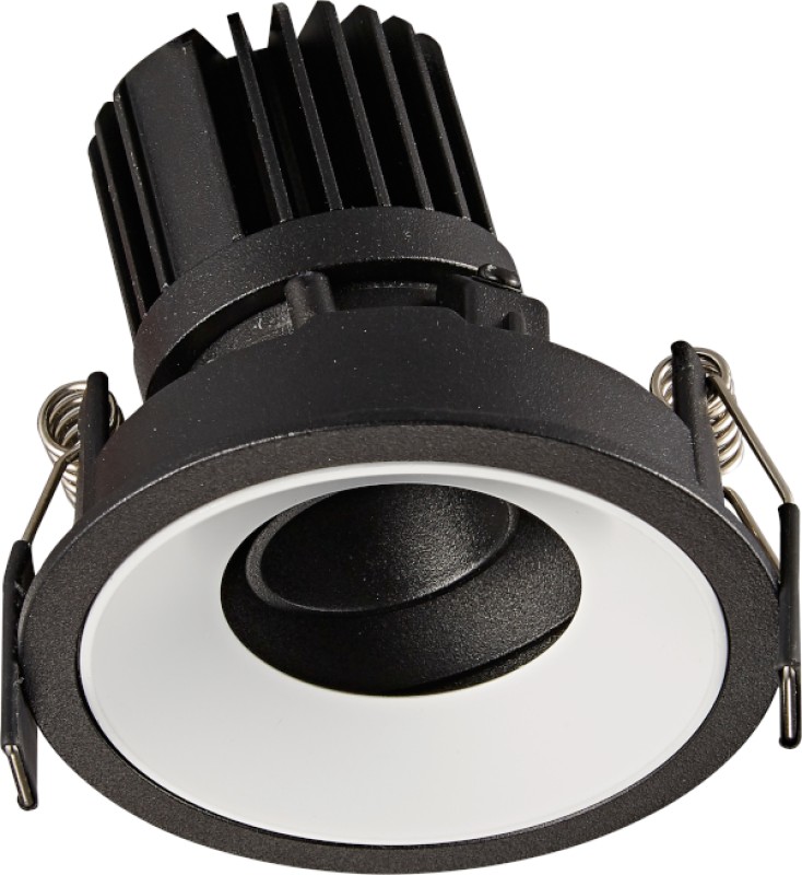 MAXLIGHT H0107 OPRAWA WPUSTOWA GALEXO LED 7W CZARNA