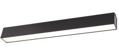 MAXLIGHT C0190D LAMPA SUFITOWA LINEAR BLACK 18W 3000K ŚCIEMNIALNA