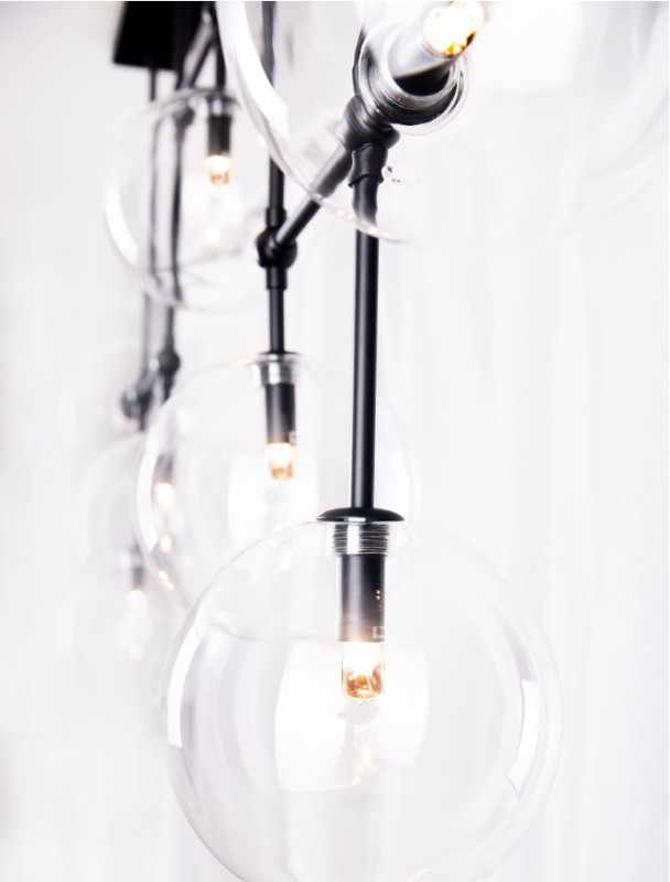 MAXLIGHT P0396  LAMPA WISZĄCA LOLLIPOP BLACK