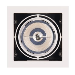MAXLIGHT H0059 OPRAWA WPUSTOWA MATRIX I BIAŁA AR111 GU10 230V