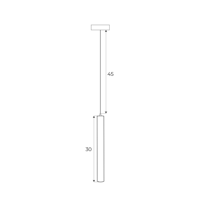 MAXLIGHT M0012N LAMPA WISZĄCA MAGNETYCZNA SYSTEM ON/OFF 5W 361LM 3000K
