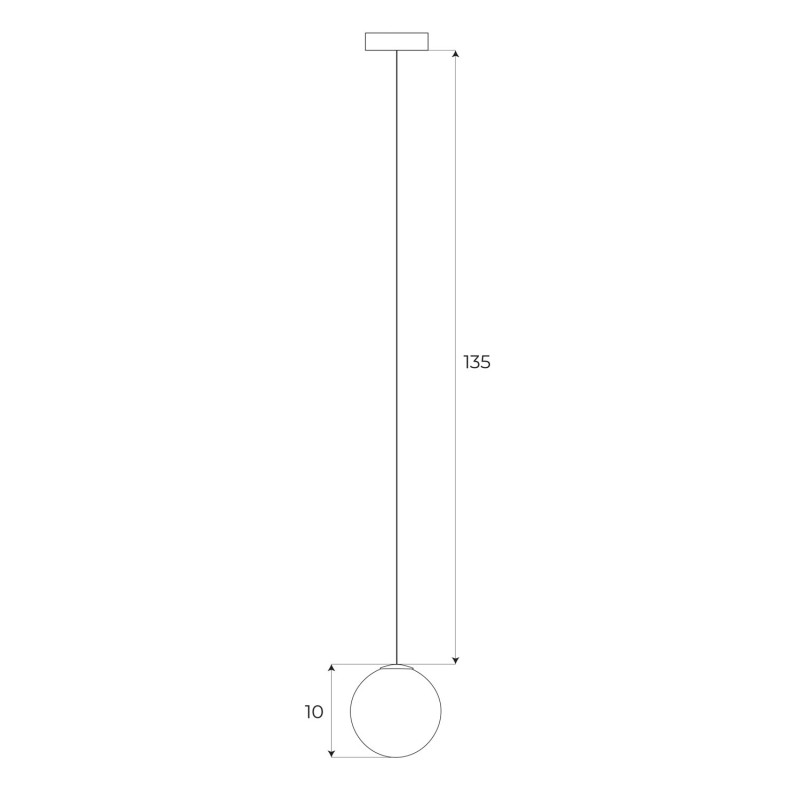 MAXLIGHT M0017D LAMPA WISZĄCA  MAGNETYCZNA SYSTEM DALI 6W 525LM 3000K
