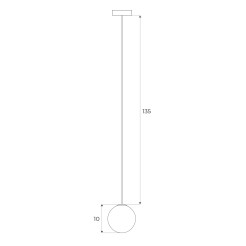 MAXLIGHT M0017Z LAMPA WISZĄCA MAGNETYCZNA SYSTEM ZIGBEE 6W 525LM 2700/5000K
