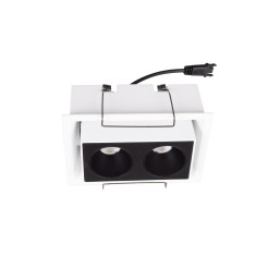 MAXLIGHT H180.02 OPRAWA WPUSTOWA MODULAR, DO SKOMPLETOWANIA Z MODUŁEM HM180 I TRAFO HT180





