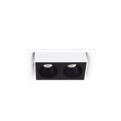 MAXLIGHT H180.02 OPRAWA WPUSTOWA MODULAR, DO SKOMPLETOWANIA Z MODUŁEM HM180 I TRAFO HT180





