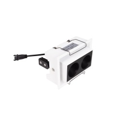 MAXLIGHT H180.02 OPRAWA WPUSTOWA MODULAR, DO SKOMPLETOWANIA Z MODUŁEM HM180 I TRAFO HT180





