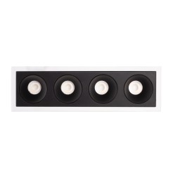 MAXLIGHT H180.03 OPRAWA WPUSTOWA MODULAR, DO SKOMPLETOWANIA Z MODUŁEM HM180 I TRAFO HT180






