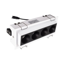 MAXLIGHT H180.04 OPRAWA WPUSTOWA MODULAR, DO SKOMPLETOWANIA Z MODUŁEM HM180 I TRAFO HT180







