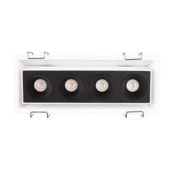MAXLIGHT H180.04 OPRAWA WPUSTOWA MODULAR, DO SKOMPLETOWANIA Z MODUŁEM HM180 I TRAFO HT180







