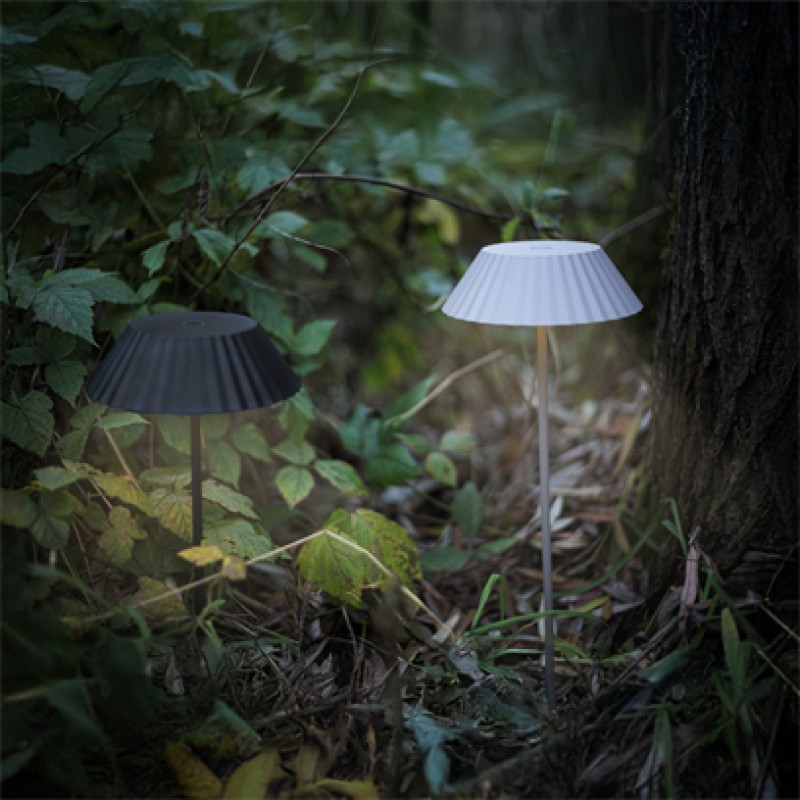 MAXLIGHT T0065 LAMPA STOŁOWA MUFFIN TAUPE IP44