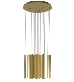 MAXLIGHT P0476D LAMPA WISZĄCA ORGANIC 33x1  ZŁOTO SZCZOTKOWANE