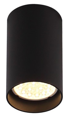 MAXLIGHT C0142  LAMPA SUFITOWA PET ROUND NEW CZARNY