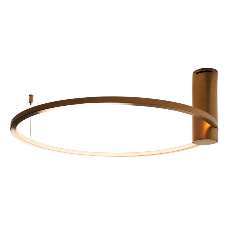 MAXLIGHT C0239 PLAFON QUEEN 60CM  BRUSHED GOLD 15W 3000K  
