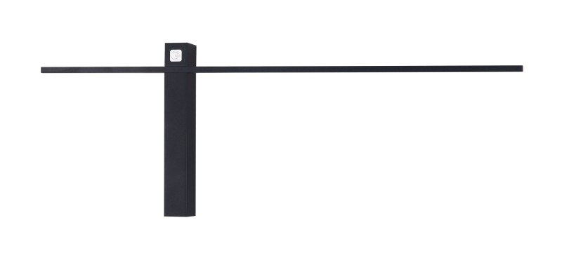 MAXLIGHT W0281 KINKIET SABRE 61 cm CZARNY IP23, ściemnialny z włącznikiem dotykowym
