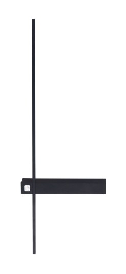 MAXLIGHT W0281 KINKIET SABRE 61 cm CZARNY IP23, ściemnialny z włącznikiem dotykowym