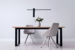 MAXLIGHT W0283 KINKIET SABRE 91 cm CZARNY IP23, ściemnialny z włącznikiem dotykowym