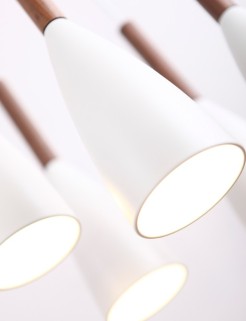 MAXLIGHT P0147  LAMPA WISZĄCA SOFT 5 BIAŁA