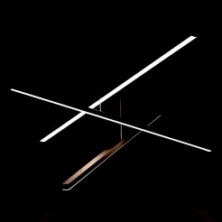 MAXLIGHT P0311D LAMPA WISZĄCA TRIO 3 ŚCIEMNIALNA