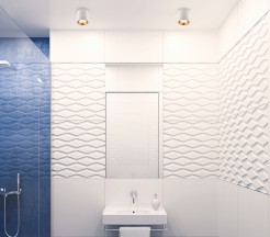 MAXLIGHT C0155 LAMPA SUFITOWA TUB OKRĄGŁY BIAŁY+ PIERŚCIEŃ OZDOBNY BIAŁY RC0155/C0156 WHITE