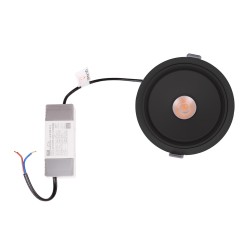 MAXLIGHT H0140 LAMPA WPUSTOWA VECTOR 10W CZARNA
