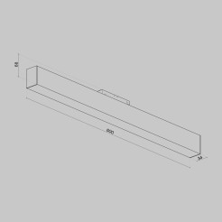 MAYTONI Ścieżka świetlna Basis 20W LED 1600lm 4000K 90 CRI 