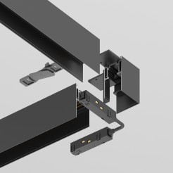 MAYTONI Komponenty do natynkowego systemu szynowego Accessories for tracks S35 TRA004CL-21B