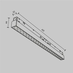 MAYTONI Ścieżka świetlna Points 24W LED 1650lm 2700-6000K 90 CRI Dimmable  TR031-4-24WTW-DD-B