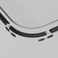 MAYTONI Komponenty do systemu szyn do wbudowany Accessories for tracks Exility TRA044-angle.12B
