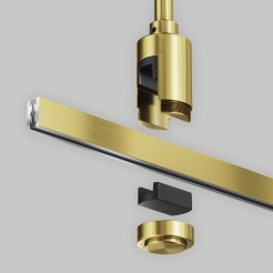 MAYTONI Elementy systemu szynowego Accessories for tracks Flarity TRA158C-BL1-BS