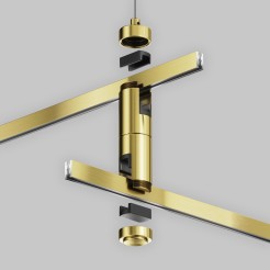 MAYTONI Elementy systemu szynowego Accessories for tracks Flarity TRA157SW-D1-BS